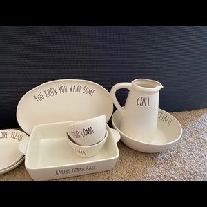Lot of dishes -Rae Dunn inspired